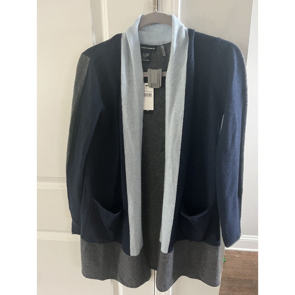 100% cashmere cardigan women small new